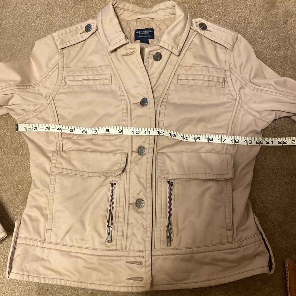 American Eagle Pale Pink Jacket - Picture 6 of 9